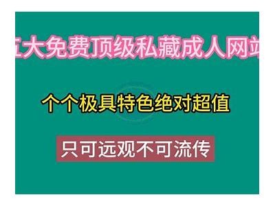 成人网站精品免费资源大全